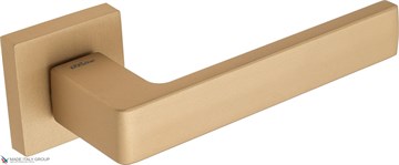 Дверная ручка на квадратном основании Fratelli Cattini "BOOM" 8-KD золото крайола