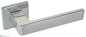 Дверная ручка на квадратном основании Fratelli Cattini "BOOM" 8FS-CR полированный хром