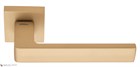 Дверная ручка на квадратном основании Fratelli Cattini "BOOM" 8-KD золото крайола - фото 8613