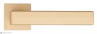 Дверная ручка на квадратном основании Fratelli Cattini "BOOM" 8-KD золото крайола - фото 8614