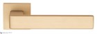 Дверная ручка на квадратном основании Fratelli Cattini "BOOM" 8-KD золото крайола - фото 8616