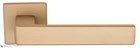 Дверная ручка на квадратном основании Fratelli Cattini "BOOM" 8FS-KD золото крайола - фото 8633