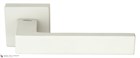 Дверная ручка на квадратном основании Fratelli Cattini "BOOM" DIY 8-BI матовый белый - фото 8638
