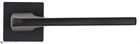 Дверная ручка на квадратном основании Fratelli Cattini "BOSTON" 8-NM матовый черный - фото 8658