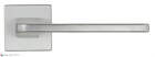 Дверная ручка на квадратном основании Fratelli Cattini "BOSTON" 8FS-CS матовый хром - фото 8667