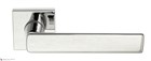 Дверная ручка на квадратном основании Fratelli Cattini "ELLE" 8-CR полированный хром - фото 8673
