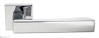 Дверная ручка на квадратном основании Fratelli Cattini "HAMMER" 8-CR полированный хром - фото 8682