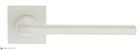 Дверная ручка на квадратном основании Fratelli Cattini "LINEA" 8-BI белый - фото 8690
