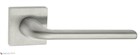 Дверная ручка на квадратном основании Fratelli Cattini "LINEA" 8-CS матовый хром - фото 8701