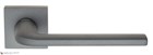 Дверная ручка на квадратном основании Fratelli Cattini "LINEA" 8-GA антрацит серый - фото 8705