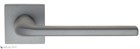 Дверная ручка на квадратном основании Fratelli Cattini "LINEA" 8-GA антрацит серый - фото 8706