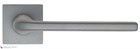 Дверная ручка на квадратном основании Fratelli Cattini "LINEA" 8-GA антрацит серый - фото 8708