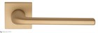 Дверная ручка на квадратном основании Fratelli Cattini "LINEA" 8-KD золото крайола - фото 8710