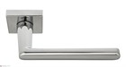 Дверная ручка на квадратном основании Fratelli Cattini "NEVADA" 8-CR полированный хром - фото 8725