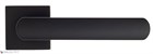 Дверная ручка на квадратном основании Fratelli Cattini "NEVADA" 8-NM матовый черный - фото 8734