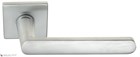 Дверная ручка на квадратном основании Fratelli Cattini "NEVADA" 8FS-CS матовый хром - фото 8742