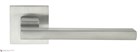 Дверная ручка на квадратном основании Fratelli Cattini "SLIM" 8-CS матовый хром - фото 8761