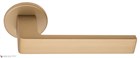 Дверная ручка на круглом основании Fratelli Cattini "BOOM" 7FS-KD золото крайола - фото 8791
