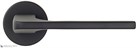 Дверная ручка на круглом основании Fratelli Cattini "BOSTON" 7-NM матовый черный - фото 8804
