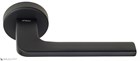 Дверная ручка на круглом основании Fratelli Cattini "BOSTON" 7-NM матовый черный - фото 8805