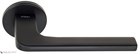 Дверная ручка на круглом основании Fratelli Cattini "BOSTON" 7FS-NM матовый черный - фото 8818