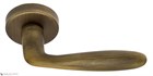 Дверная ручка на круглом основании Fratelli Cattini "DROP" 7-BY матовая бронза - фото 8820