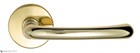 Дверная ручка на круглом основании Fratelli Cattini "ISEO" 7-OLV полированная латунь - фото 8854