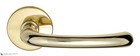 Дверная ручка на круглом основании Fratelli Cattini "ISEO" 7-OLV полированная латунь - фото 8856
