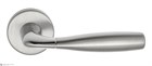Дверная ручка на круглом основании Fratelli Cattini "JET" 7-CR/CS полированный хром / матовый хром - фото 8861