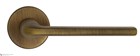 Дверная ручка на круглом основании Fratelli Cattini "LINEA" 7-BY матовая бронза - фото 8864