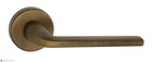 Дверная ручка на круглом основании Fratelli Cattini "LINEA" 7-BY матовая бронза - фото 8866