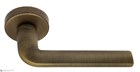 Дверная ручка на круглом основании Fratelli Cattini "LINEA" 7-BY матовая бронза - фото 8867