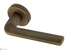 Дверная ручка на круглом основании Fratelli Cattini "LINEA" 7-BY матовая бронза - фото 8868