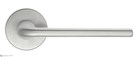 Дверная ручка на круглом основании Fratelli Cattini "LINEA" 7-CS матовый хром - фото 8875