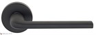 Дверная ручка на круглом основании Fratelli Cattini "LINEA" 7-NM матовый черный - фото 8877