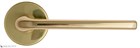 Дверная ручка на круглом основании Fratelli Cattini "LINEA" 7-OLV полированная латунь - фото 8881
