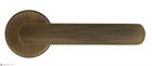 Дверная ручка на круглом основании Fratelli Cattini "NEVADA" 7-BY матовая бронза - фото 8896