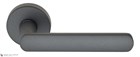 Дверная ручка на круглом основании Fratelli Cattini "NEVADA" 7-GA антрацит серый - фото 8910