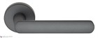 Дверная ручка на круглом основании Fratelli Cattini "NEVADA" 7-GA антрацит серый - фото 8911