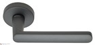 Дверная ручка на круглом основании Fratelli Cattini "NEVADA" 7-GA антрацит серый - фото 8912