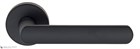Дверная ручка на круглом основании Fratelli Cattini "NEVADA" 7-NM матовый черный - фото 8921