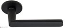 Дверная ручка на круглом основании Fratelli Cattini "NEVADA" 7FS-NM матовый черный - фото 8932