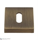 Накладка под ключ буратино на квадратном основании Fratelli Cattini KEY 8-BY матовая бронза 2 шт. - фото 8950